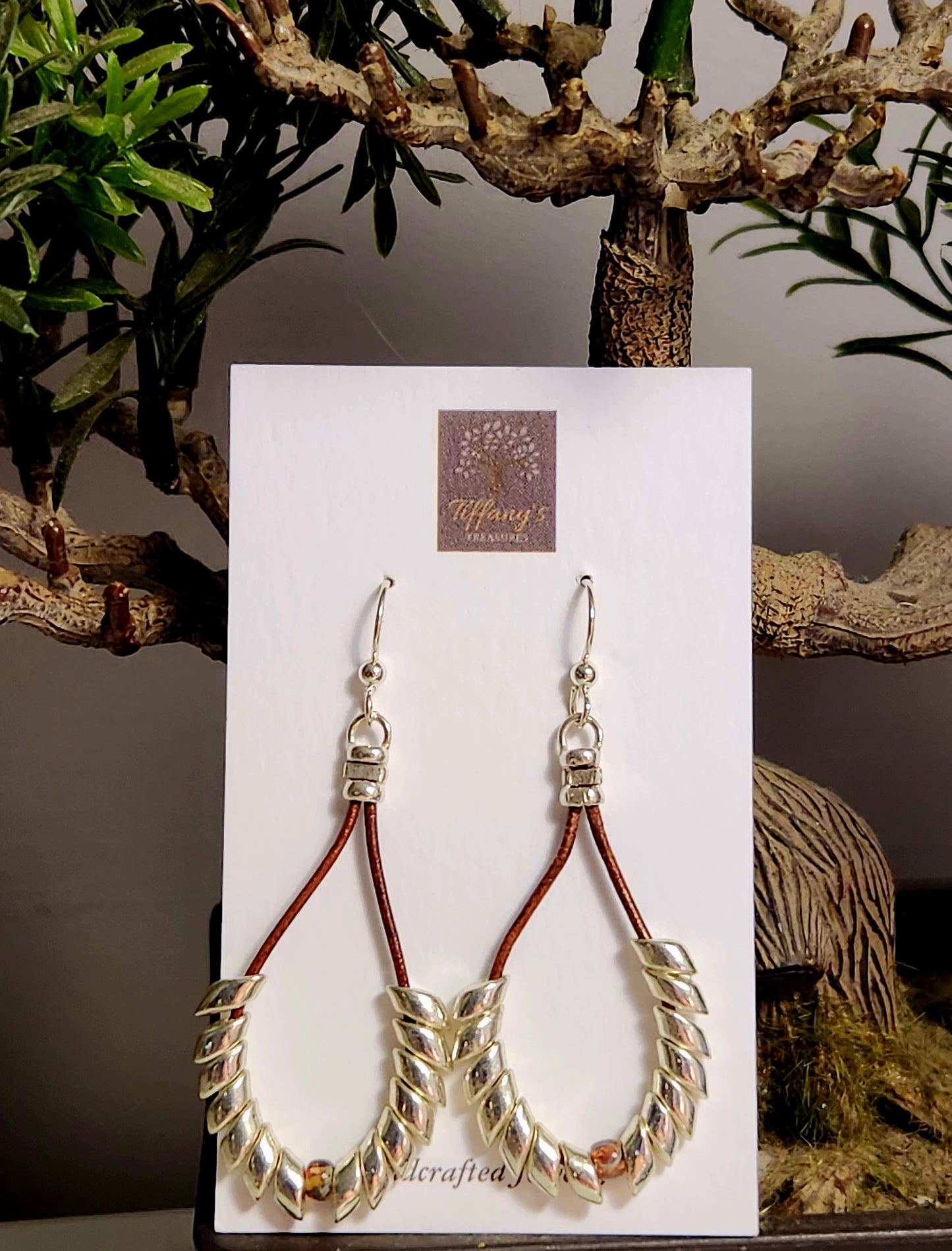 Metalic silver Pheonix feathers
