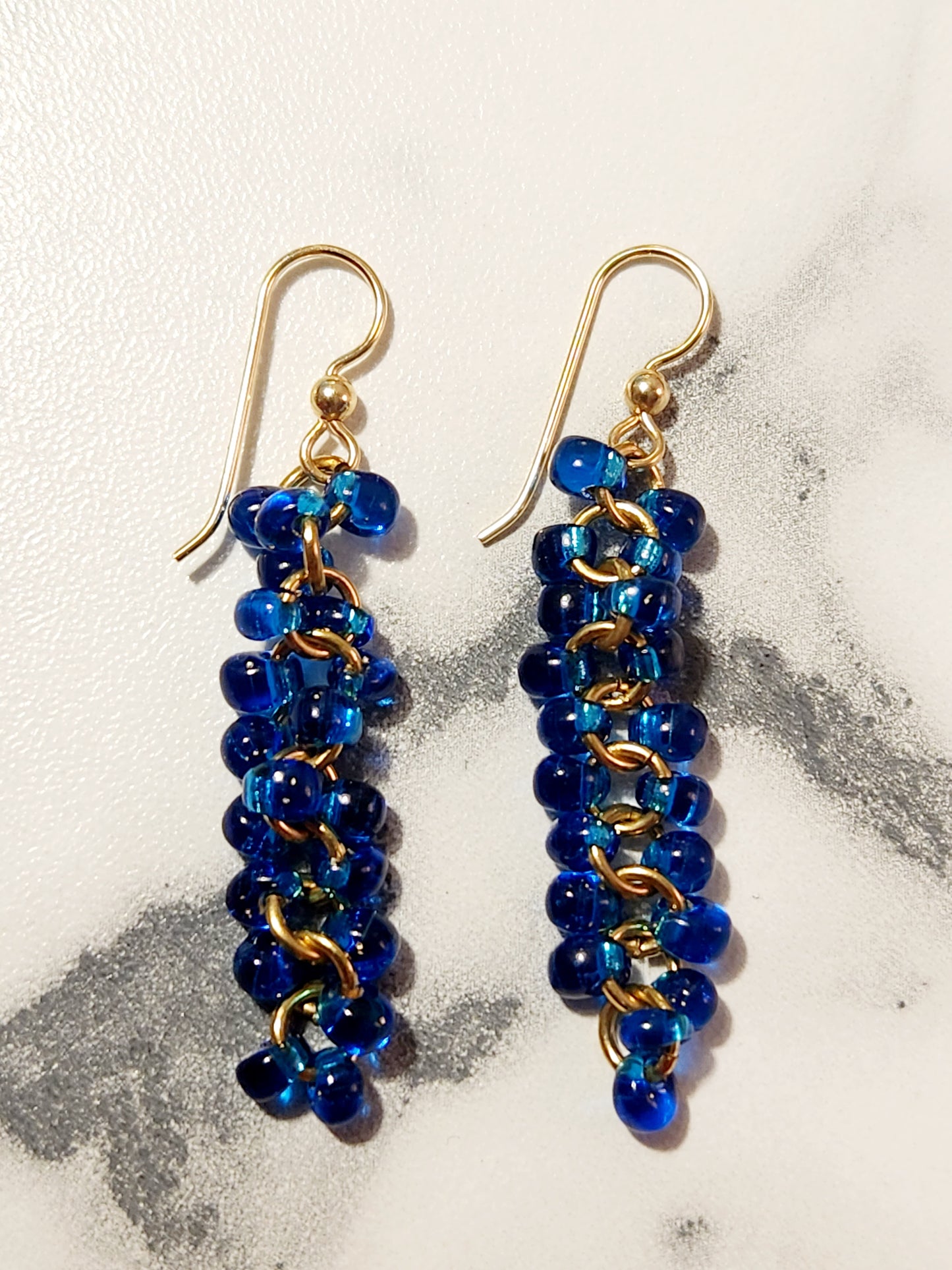 Colbalt Dewdrop earrings