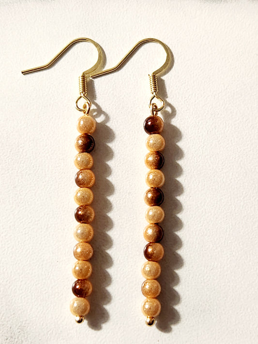 Bronze Peach Miracle earrings