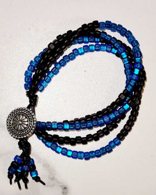 Black & Blue braclet