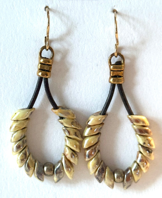 Feather earrings