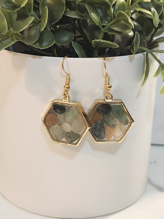 Rock earrings